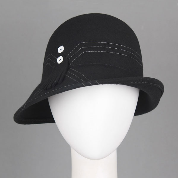 0823 Wool Felt Dome Hat